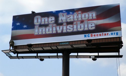 'One Nation Indivisible' Billboard
